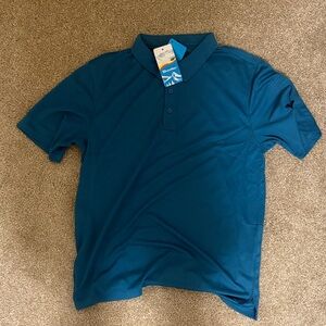 Puma Men's Teal Polo Shirt